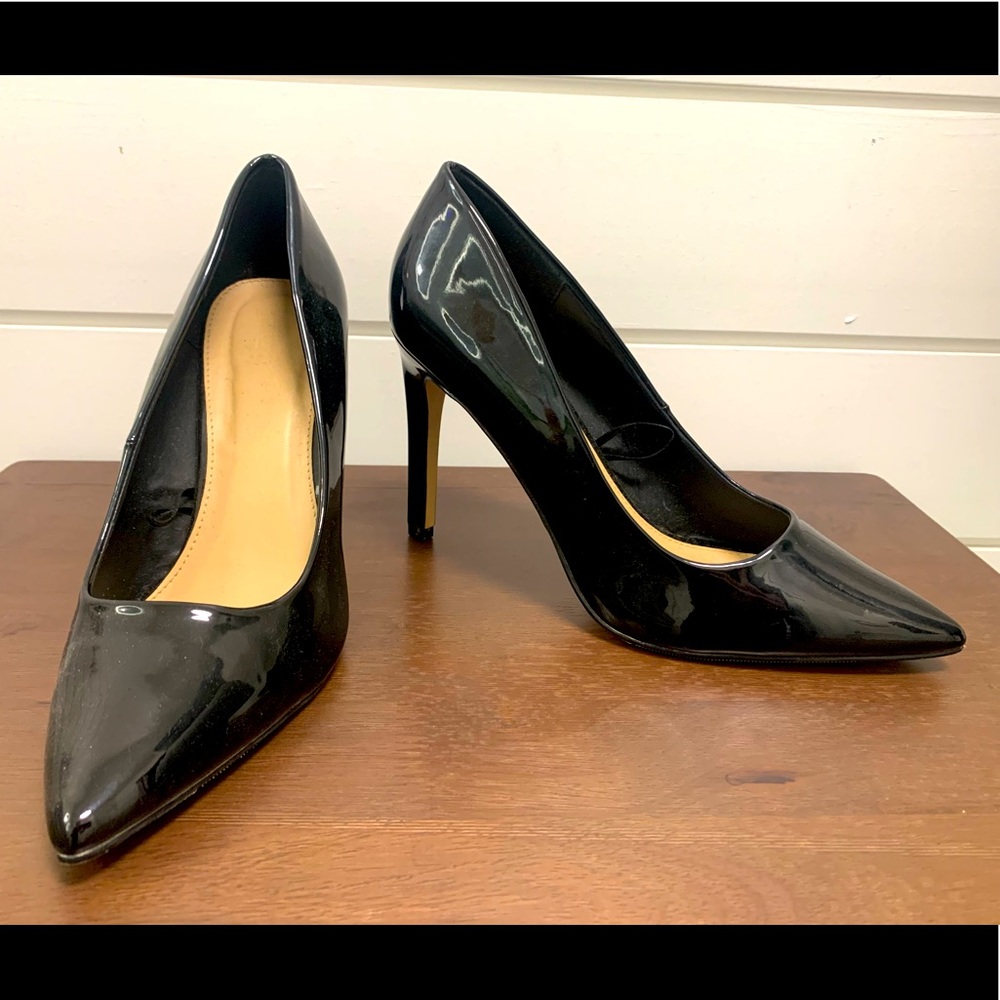 Black Patent Leather stilettos by Forever 21